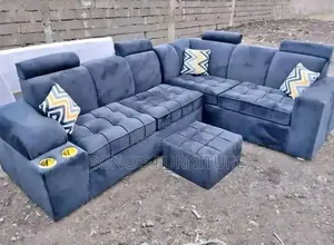 Grey 7 Seater Modern Sofa