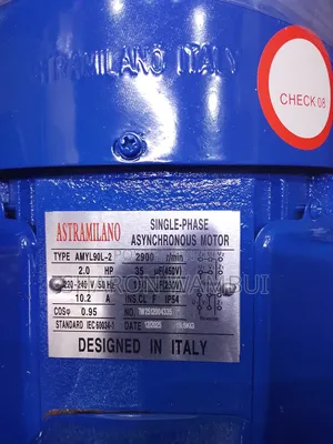 Astramilano 2hp High Speed Motor/2hp Astramilano High Speed Motor