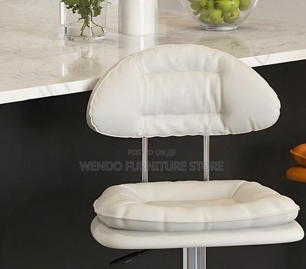 Barstools; Swivel Leather Reception Kitchen Barstools - thumbnail 3