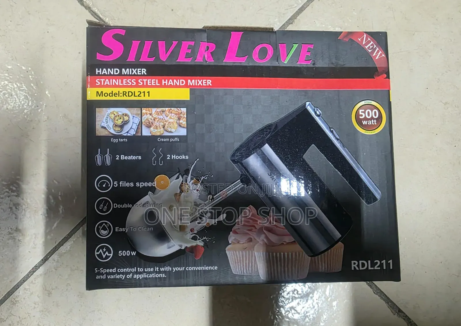Stainless Steel Hand Mixer