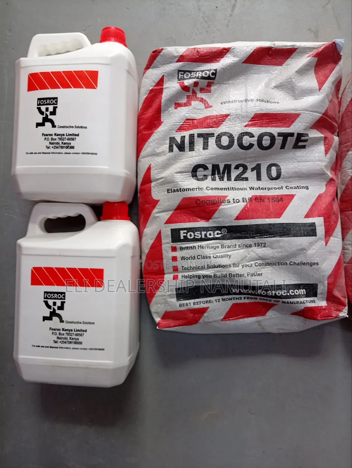 Fosroc Cm210 Two-component Waterproofing Membrane