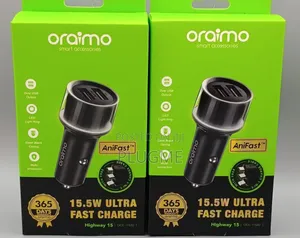Oraimo Car Charger 15.5 Watts (Occ-1152d)