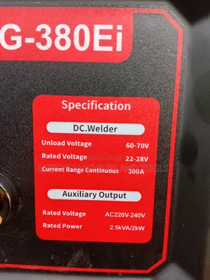 Maxmech Wg-380ei 2.5kva Petrol Welding Generator