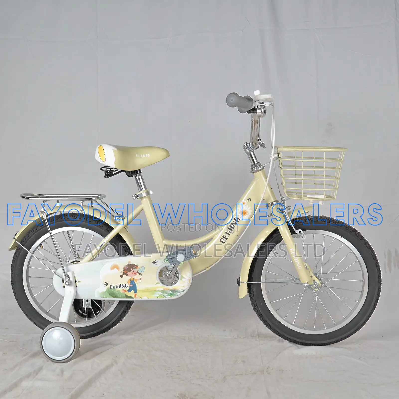 Children's Bike Size 16 With Support Wheels