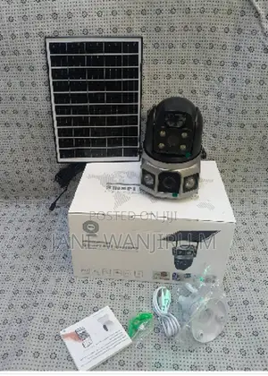 ;;Premium 4g Solar PTZ CCTV – Day Night Protection