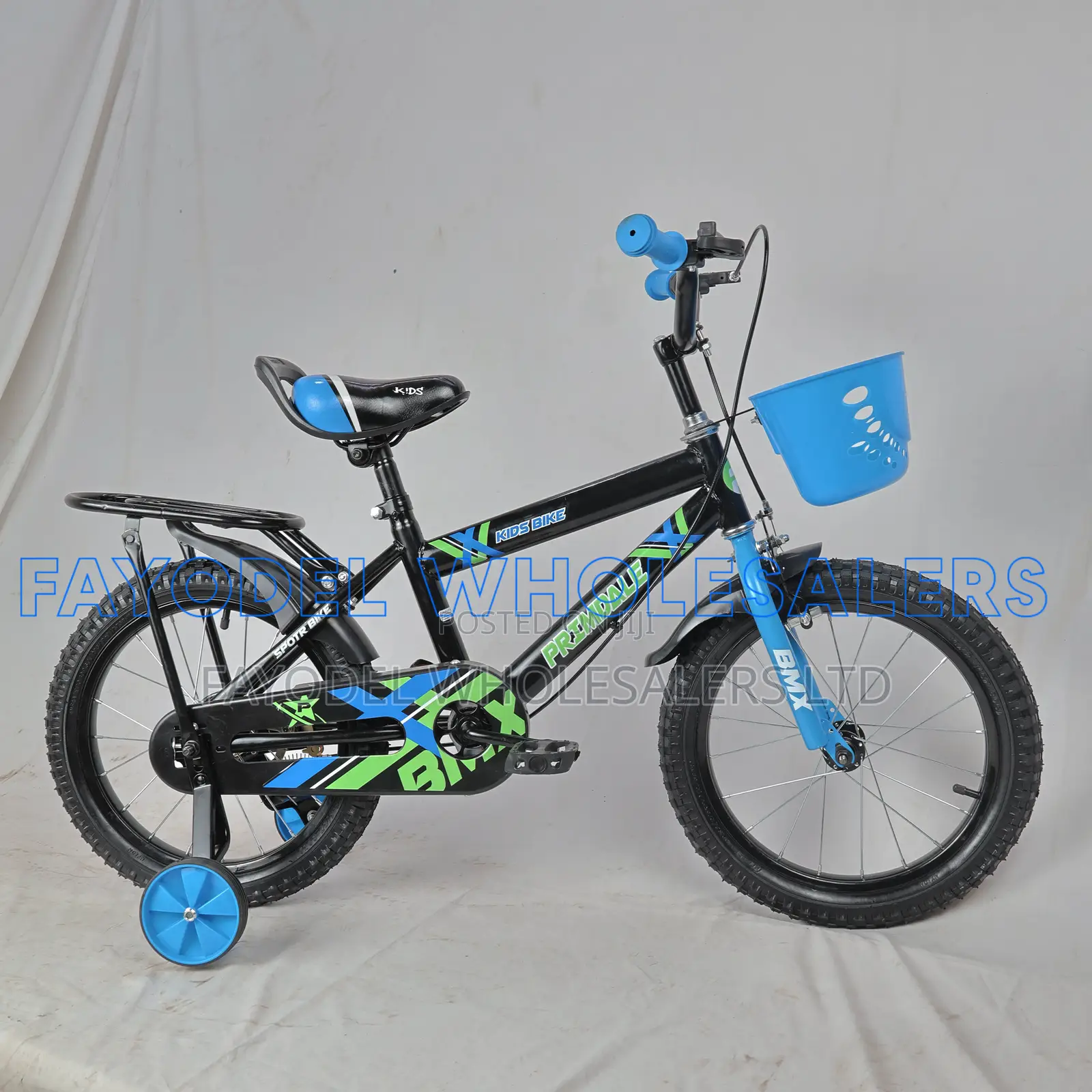 Brand New 16 Inch Kids Bicycle With Training Wheels Or