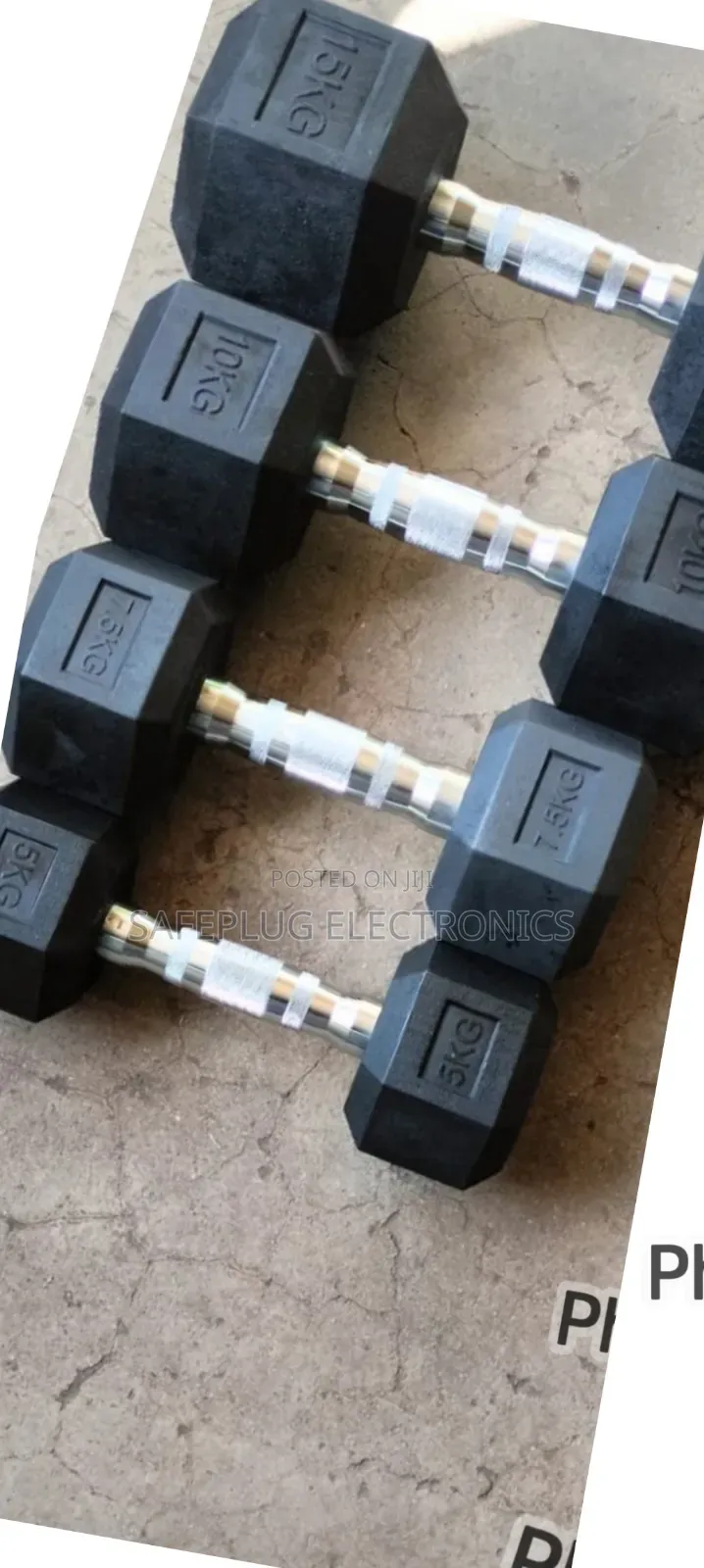 5kg Hexagonal Fitness Dumbbell