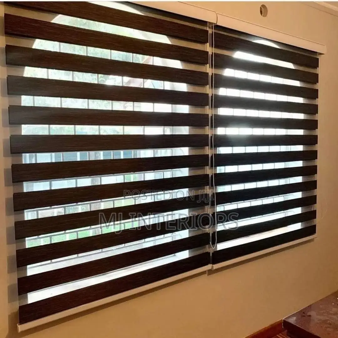 Imported Zebra Blinds for Elegant Modern Window Decoration Use