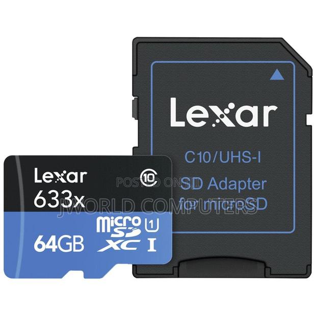 Lexar 64gb 1066x Microsdxc With Adapter Uhs-1 V30 160mb/S Silver - thumbnail 2