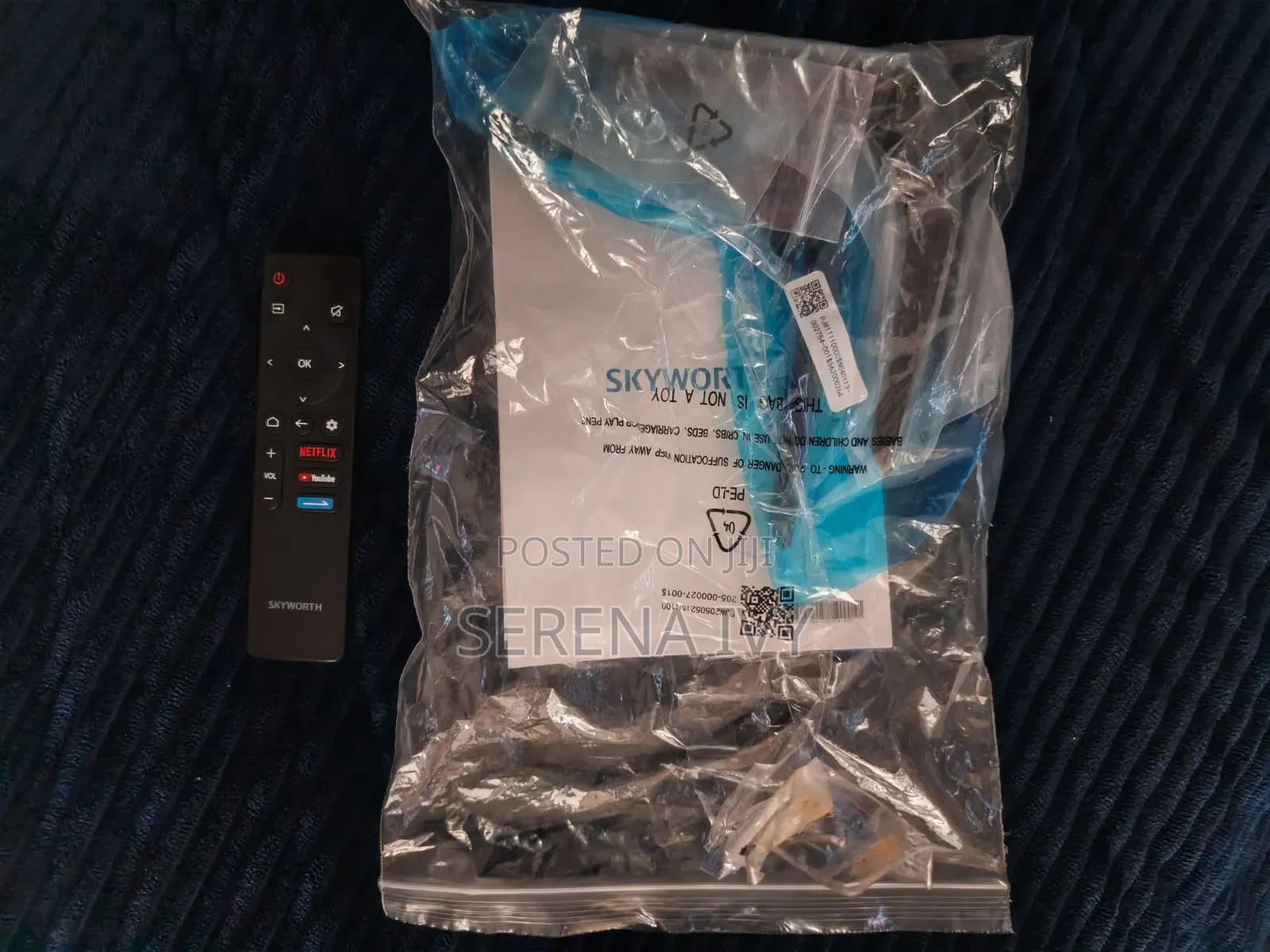 Skyworth 43inch Google TV With Stands, Remote Warranty.