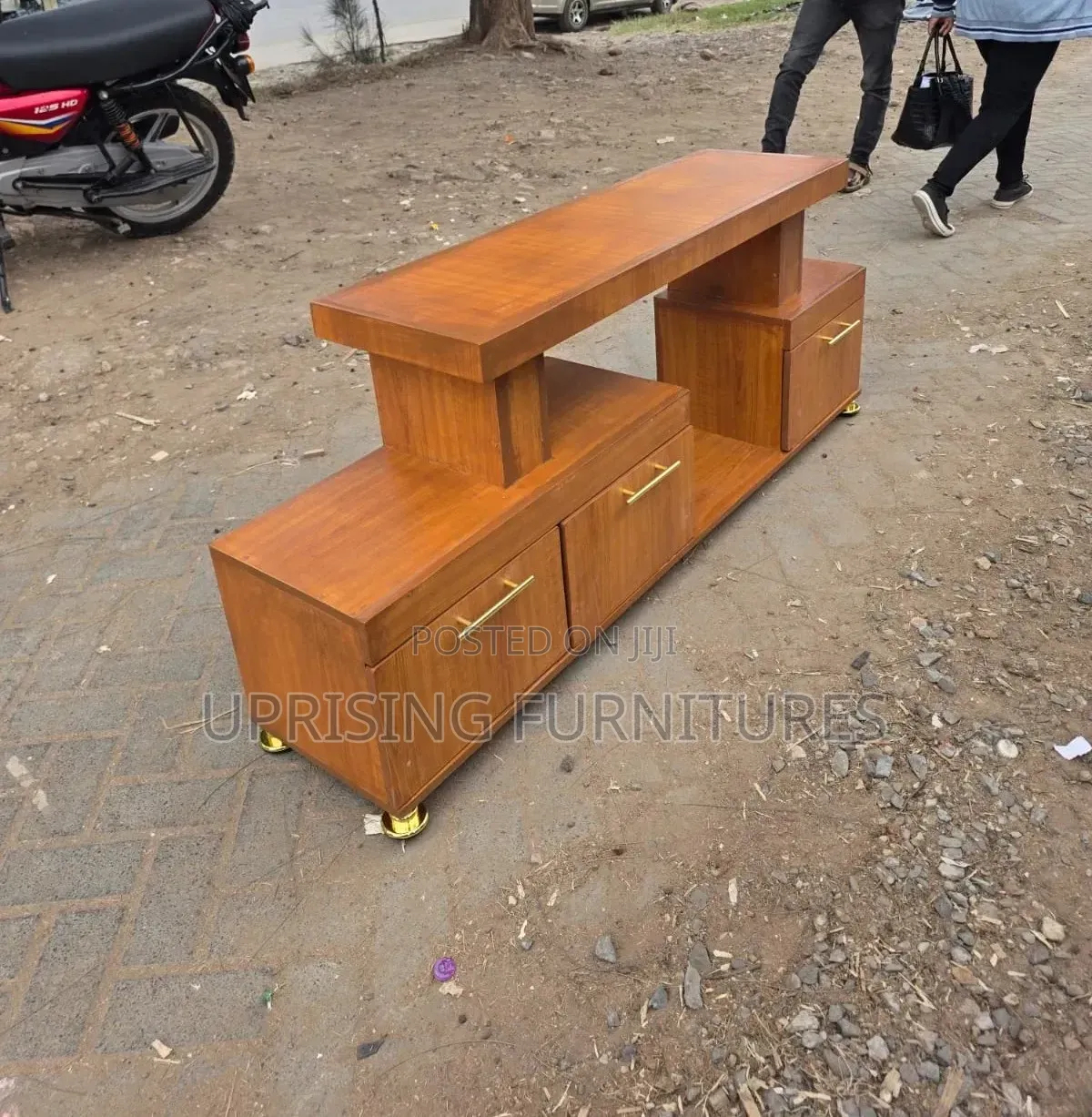 Tv Stand Brown 5ft With Drawers