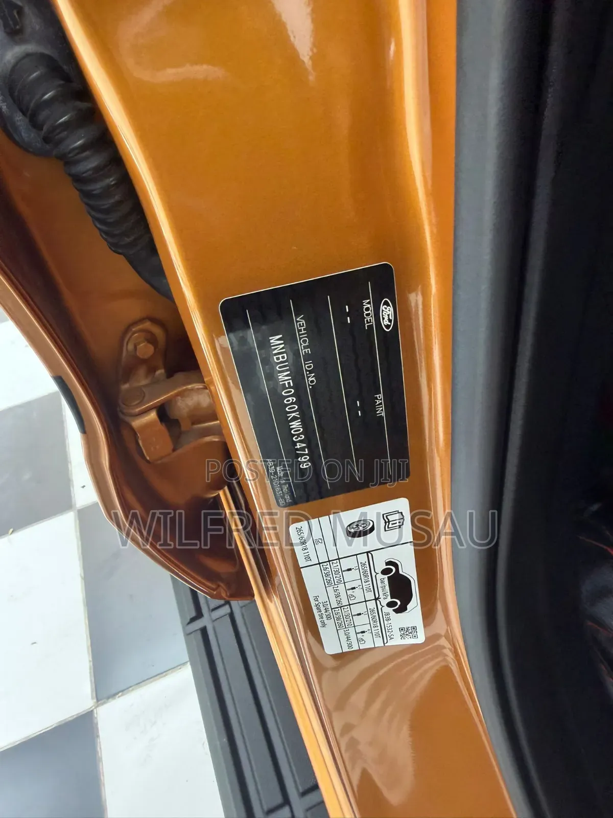 Ford Ranger 2020 Orange