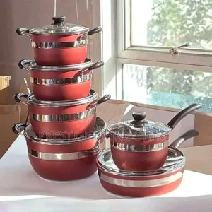 Red Premium Cookware Set