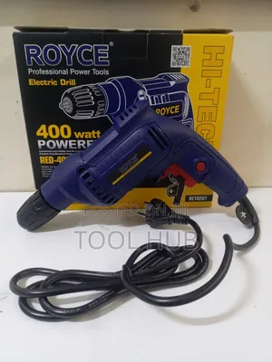 Royce 400w Electric Drill 10mm Variable Speed Hand Drill