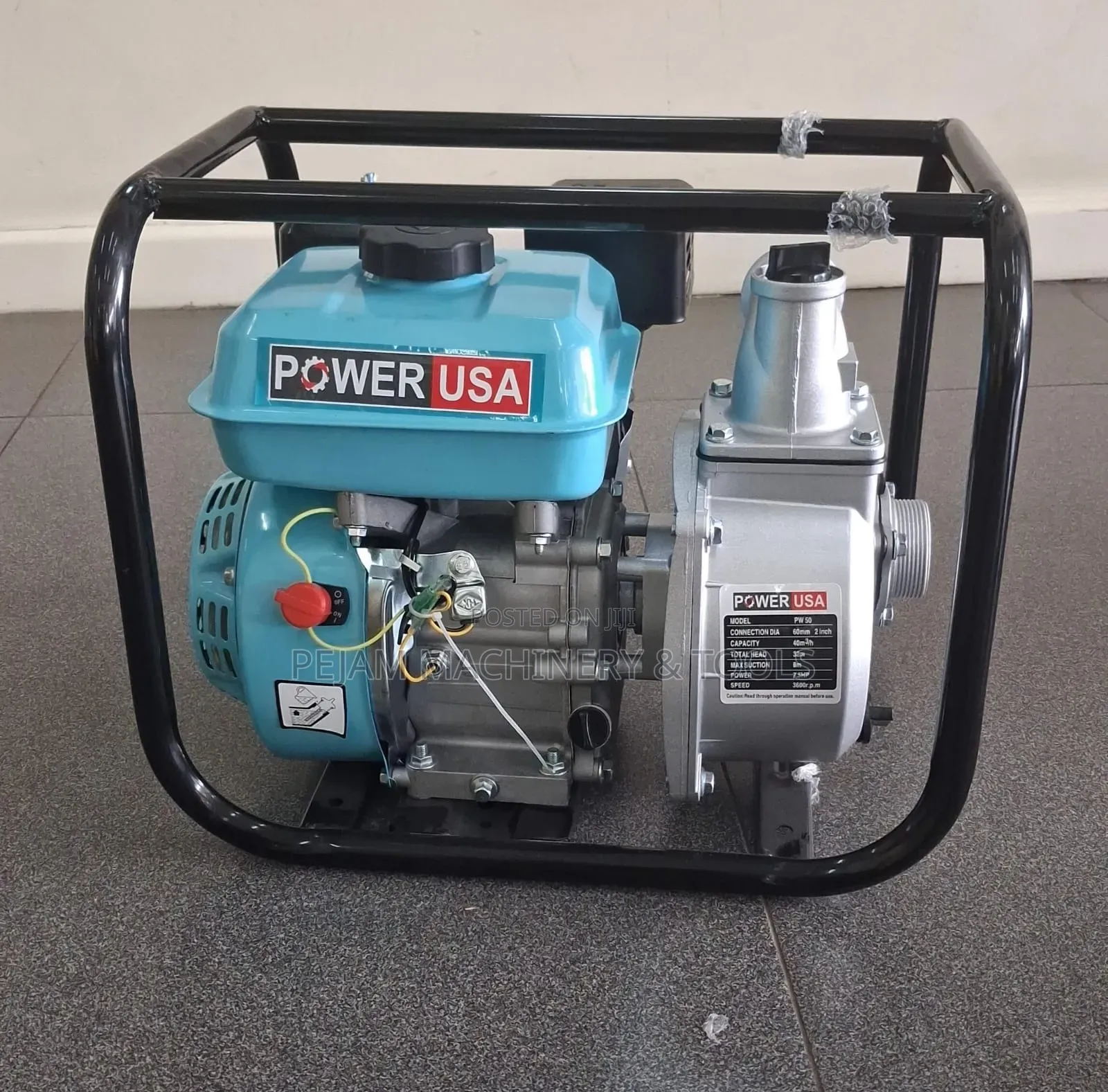 7.5hp Power Usa 2" Pw50 40m3/H Gasoline Waterpump