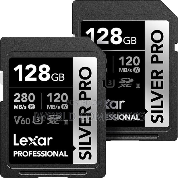 Lexar 128gb 280mb/S Sd Card - thumbnail 3