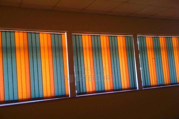 Vertical Blinds Per SQM Sleek Interior Upgrade Option