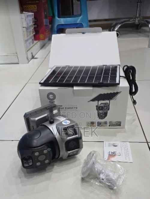 Dual Lens 4g Solar Security Camera – V380 Pro PTZ Outdoor Surveillance