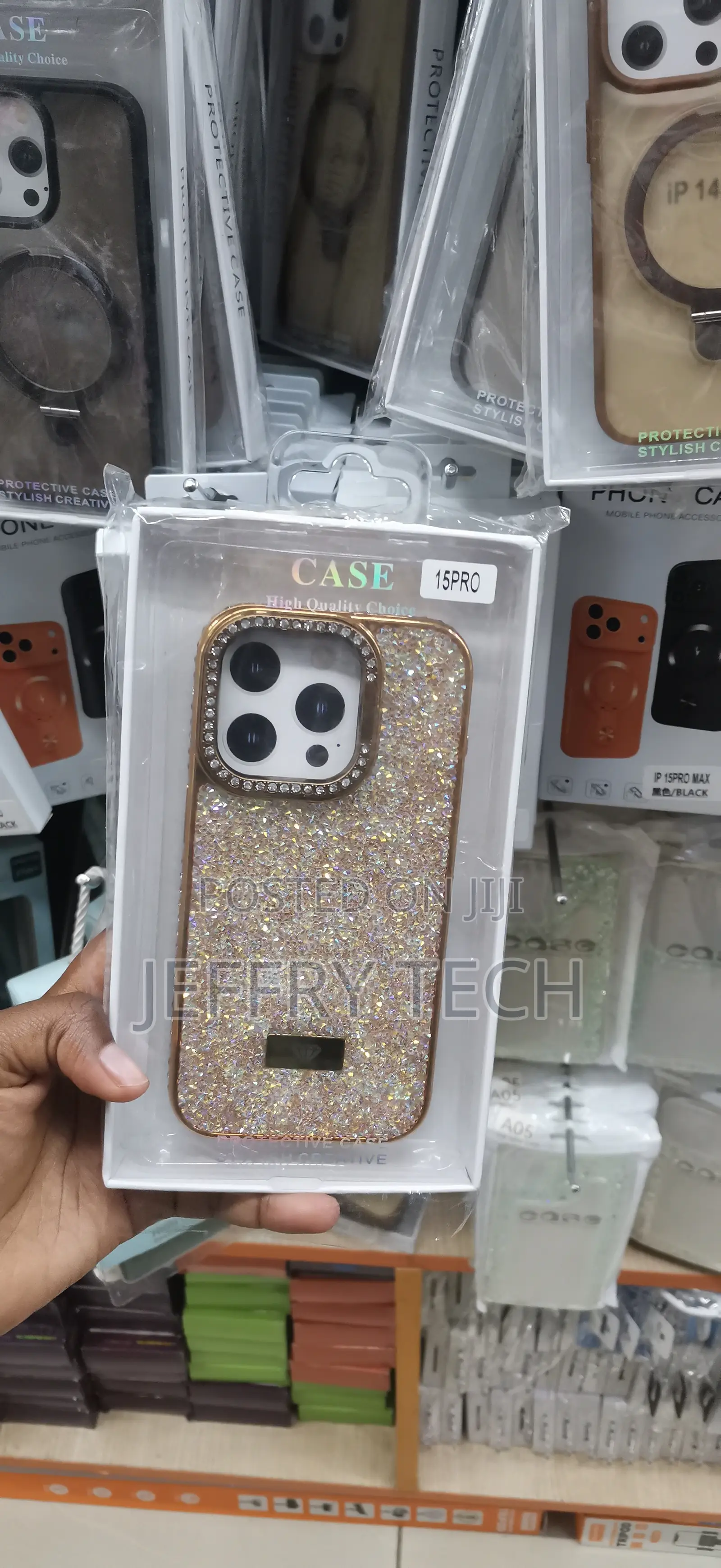 iPhone 16 Pro, Metallic Logo Accent and Built-in Camera Case.