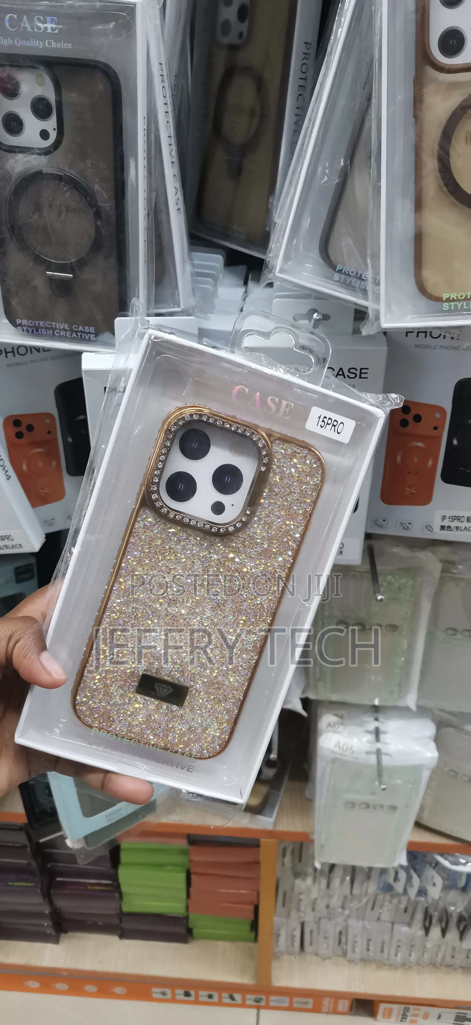 iPhone 16 Pro, Metallic Logo Accent and Built-in Camera Case.