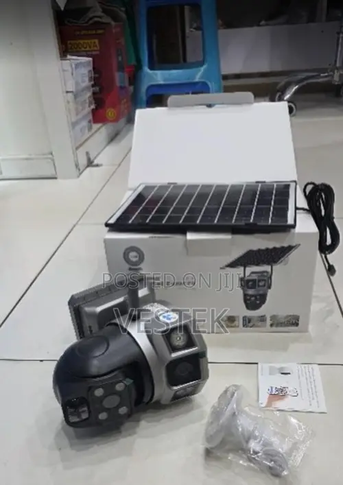 4g Solar Powered V380 Pro Camera – Dual Lens With Remote Monitoring