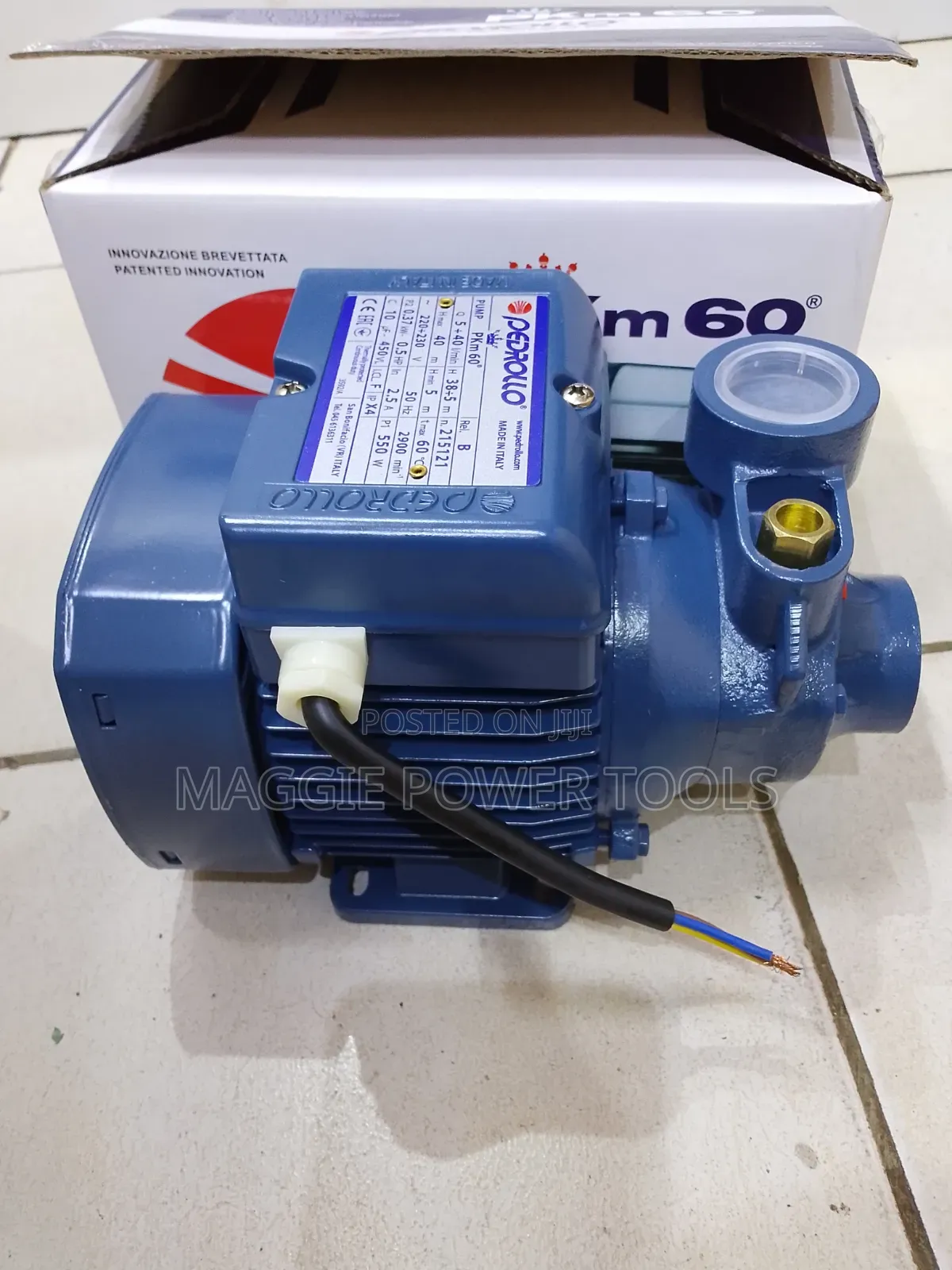 Heavy Duty and Approved Pedrollo Water Pump/Highly Pressure Control