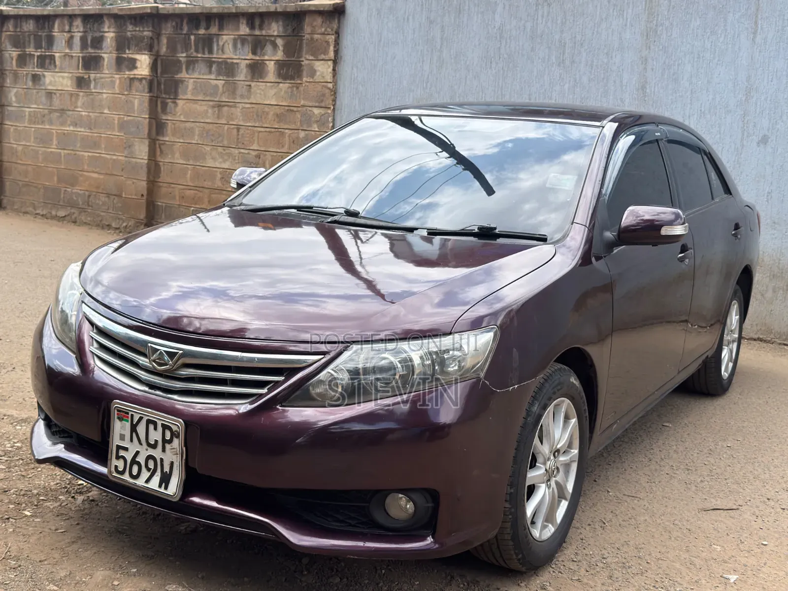 Toyota Allion 2010 Burgundy