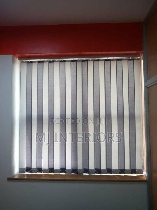 Vertical Blinds Per SQM Smooth Tracking System Installed