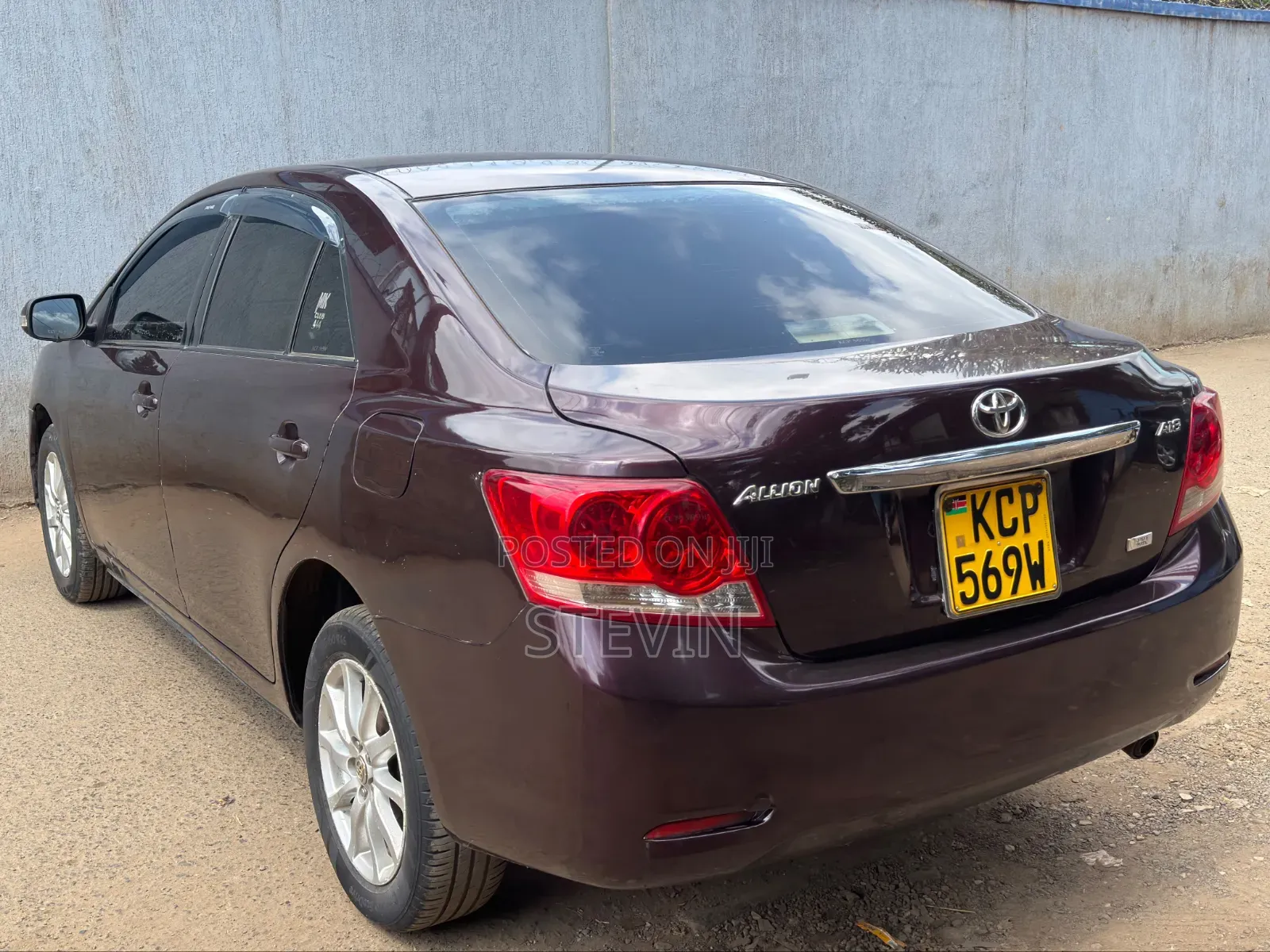 Toyota Allion 2010 Burgundy