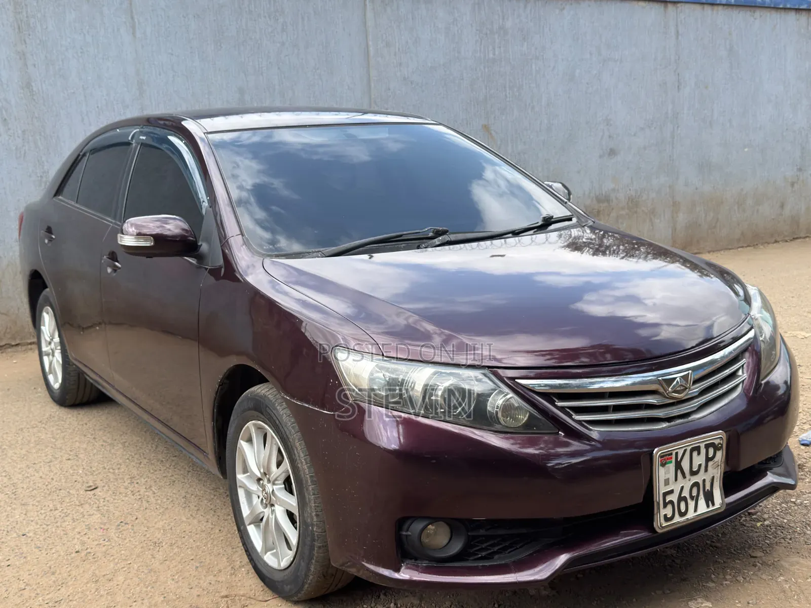 Toyota Allion 2010 Burgundy