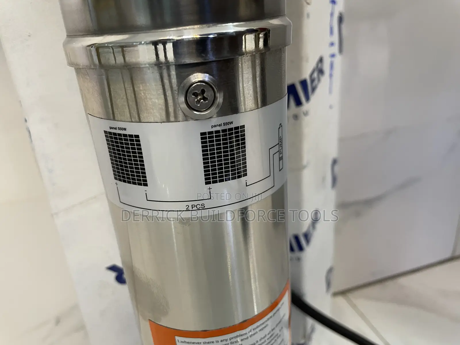 Premier 750w/72v 120m Head Submersible Pump