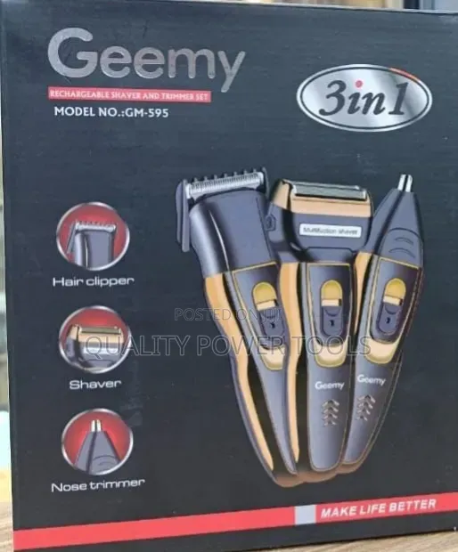 Progemei 3 in 1 Hair Shaving Machine, Shaver - For Adults and Kids