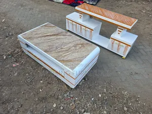 Table White Gold Marble Top Brown Tv Stand With Led Lights