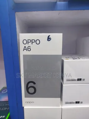 New Oppo A6 256 GB Black