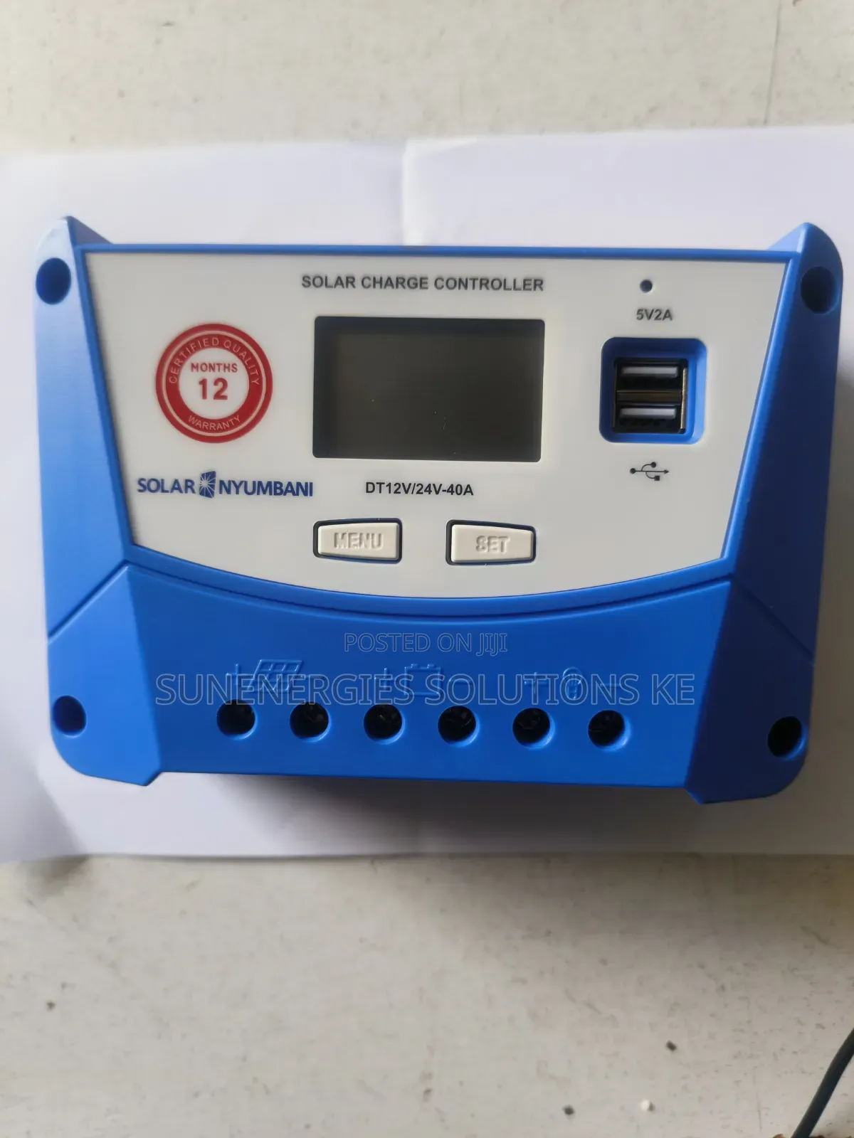 40a 12/24v Solar Nyumbani Charge Controller