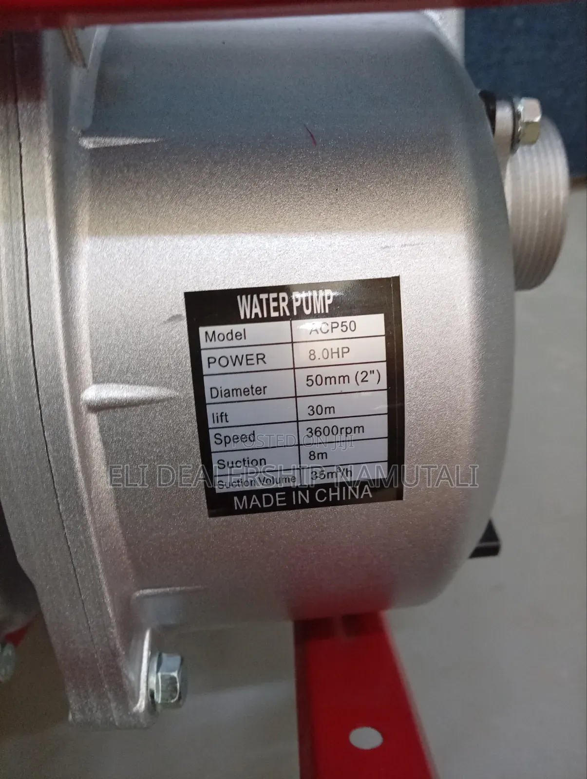 Portable Aico 8hp Petrol Water Pump 2 Inch for Irrigation and Drainage