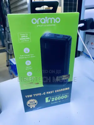 Oraimo 15w Type C Fast Charging Powerbank
