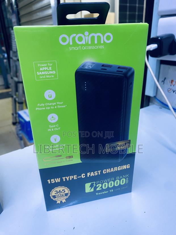 Oraimo 15w Type C Fast Charging Powerbank - thumbnail 2