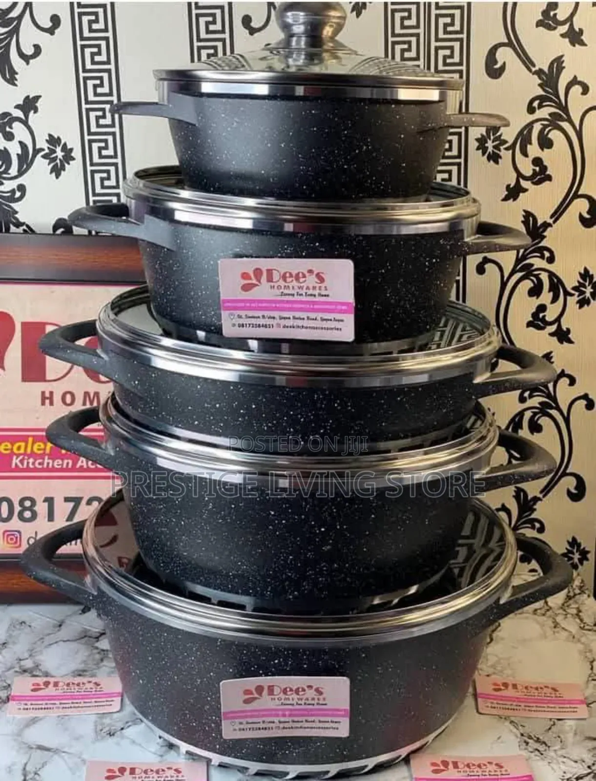 Granite Non Stick Casserol Set