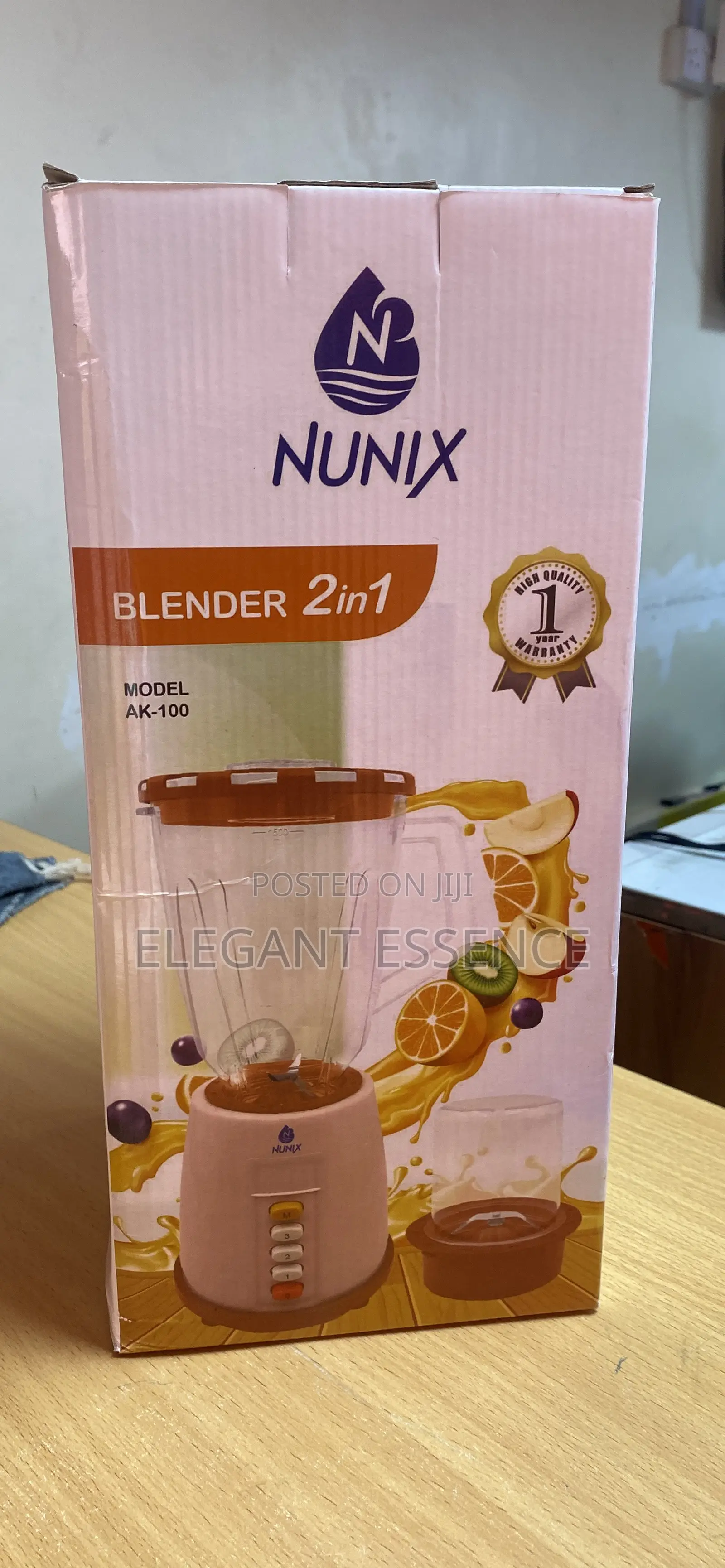 Nunix 2 In 1 Blender With Grinding Machine 1.5 Ltrs Model Ak-100