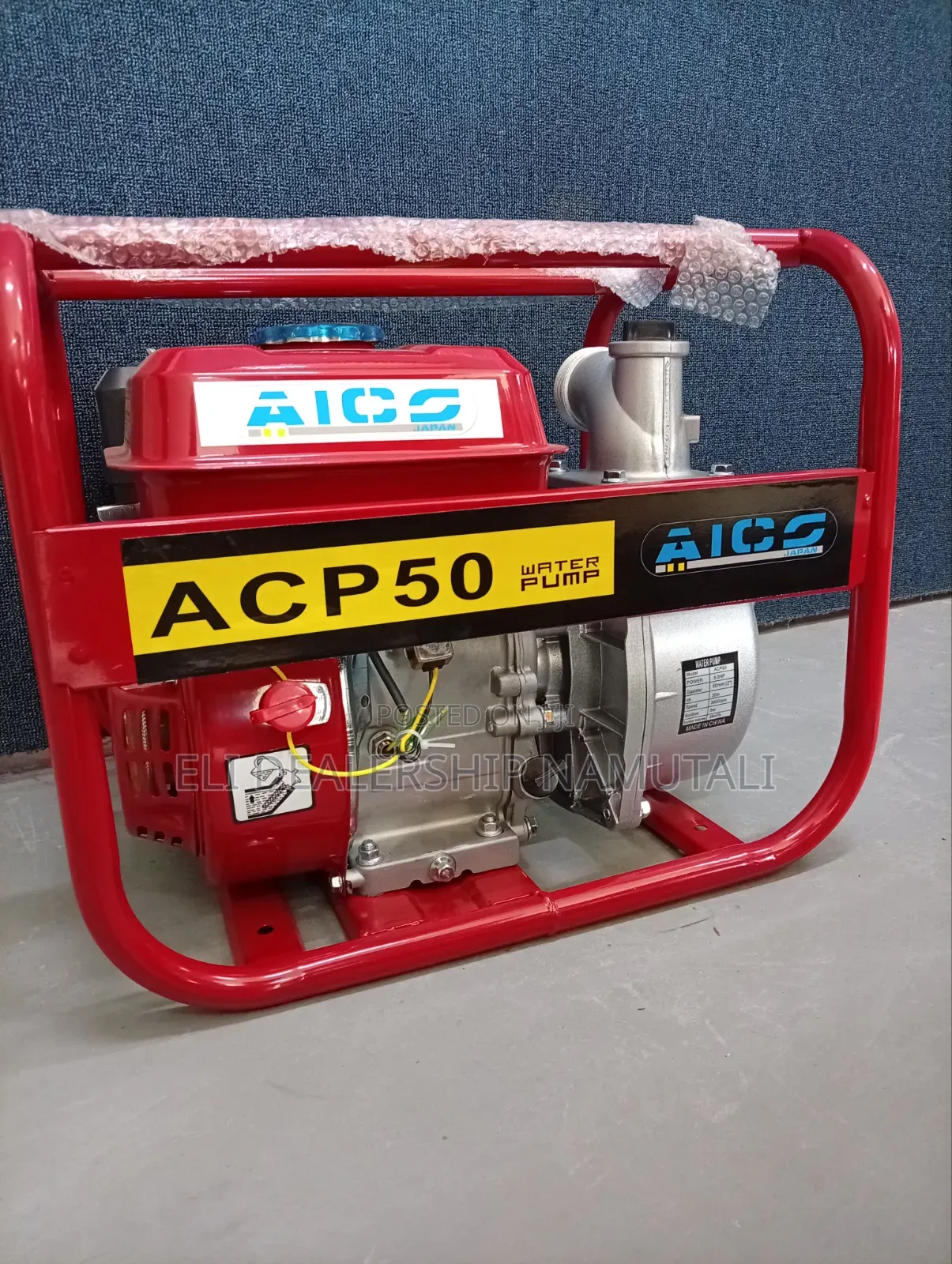 Heavy-Duty Aico Acp50 Gasoline Water Pump With 30m Head Lift