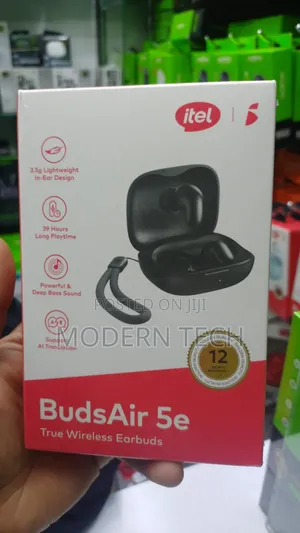 Itel Budsair 5e TWS Earbuds – Lightweight, Long Battery Life 