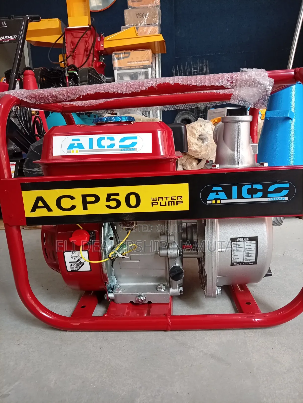 8hp Aico Water Pump Acp50 – Fast Water Transfer for Farms$Construction