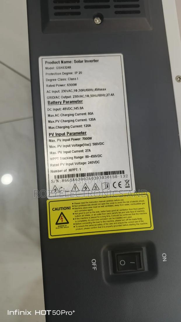 6.3 Kva Hybrid Inverter - thumbnail 2