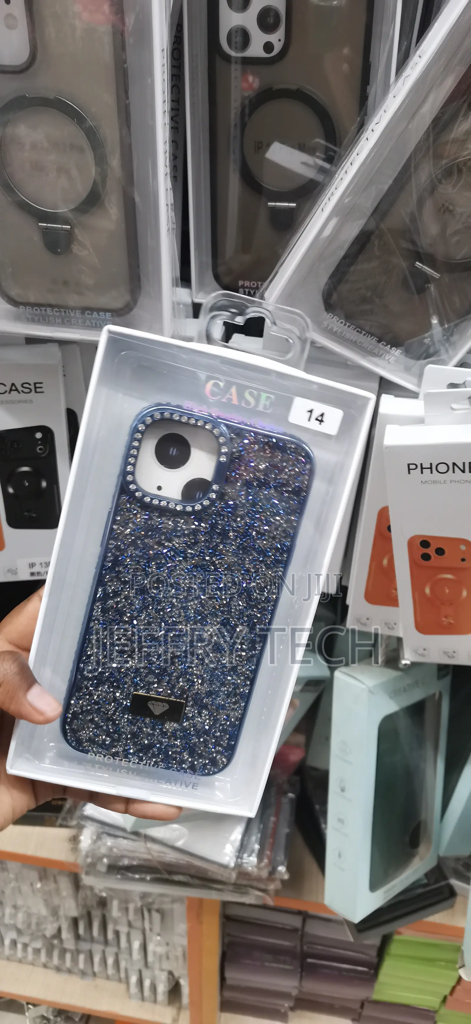 iPhone 14 Mido Sparkle Diamond Crystal Bling Glitter Cover