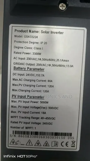 Hybrid Inverter 3.3 Kva
