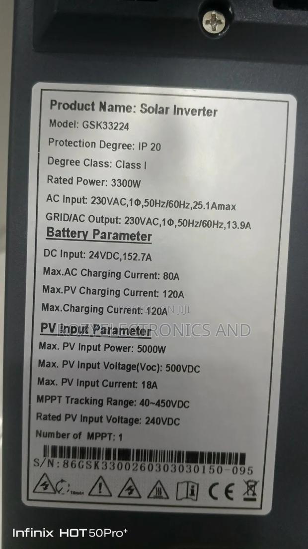 Hybrid Inverter 3.3 Kva - thumbnail 2