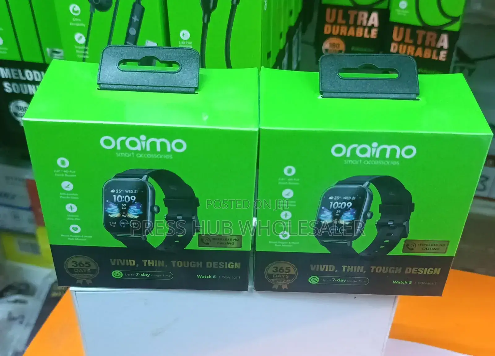 Oraimo Watch Nova 2 Osw-814 Waterproof Smartwatch With Free Strap