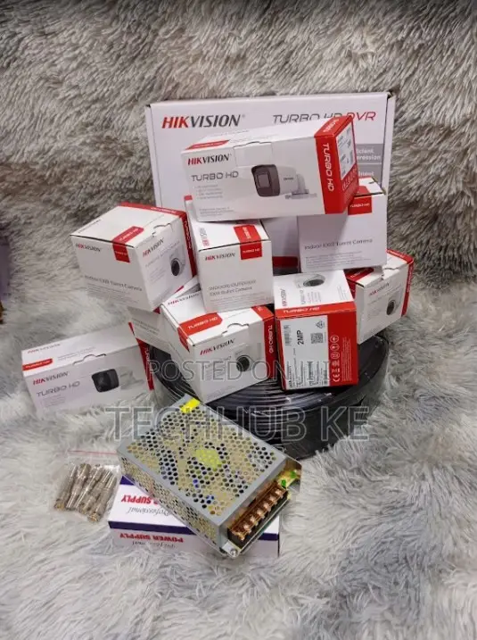 Hikvision 4 Channel CCTV Camera Kit Complete Turbo Hd Security System