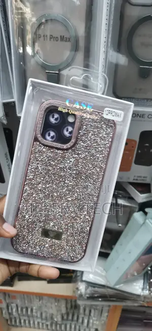 iPhone 12 Pro Max Sparkly Rhinestone-Covered Case